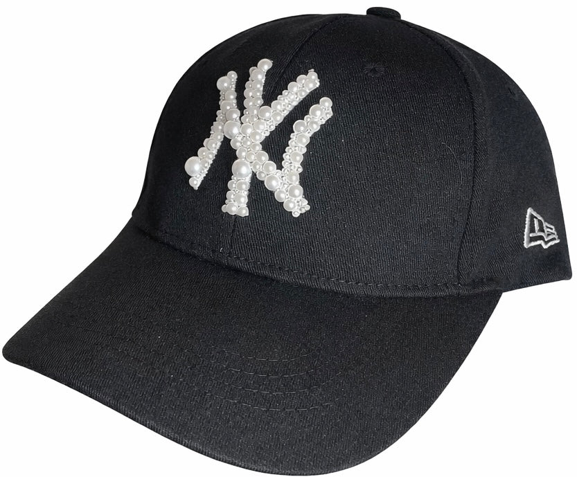 Pearl Logo Custom NY Hat Black