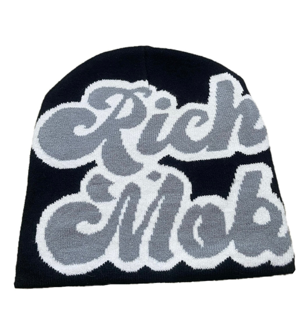 Black Rich Mob Beanie Hat