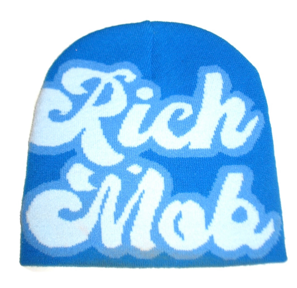 Blue Rich Mob Beanie Hat